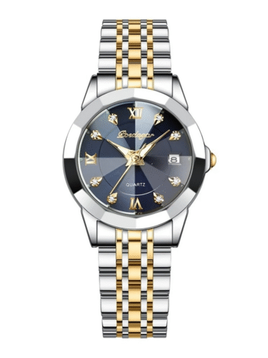 POEDAGAR Luxury Ladies Wristwatch Luminous Waterproof Date Week Woman Dress Watches Stainless Steel Women Watch Quartz Clock+Box