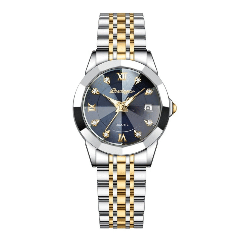 POEDAGAR Luxury Ladies Wristwatch Luminous Waterproof Date Week Woman Dress Watches Stainless Steel Women Watch Quartz Clock+Box