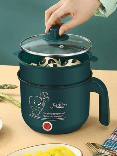 Multi-Function Electric Steaming Pot, Rice & Vegetable Cooker - Image 4