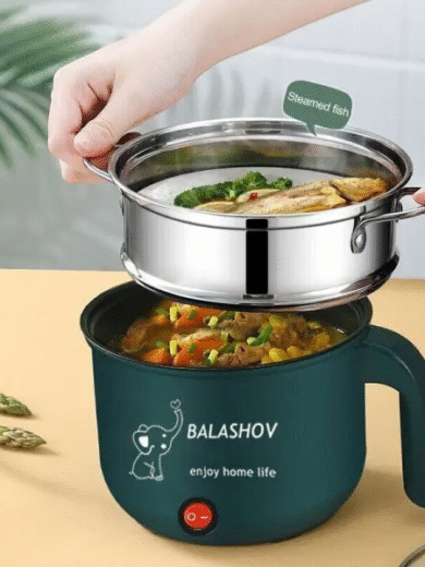 Multi-Function Electric Steaming Pot, Rice & Vegetable Cooker